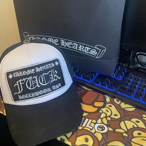Authenticated chrome hearts f*** Hollywood hat